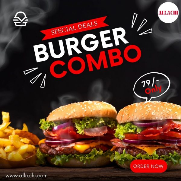 Twin Veg Burger Combo | Only ₹79